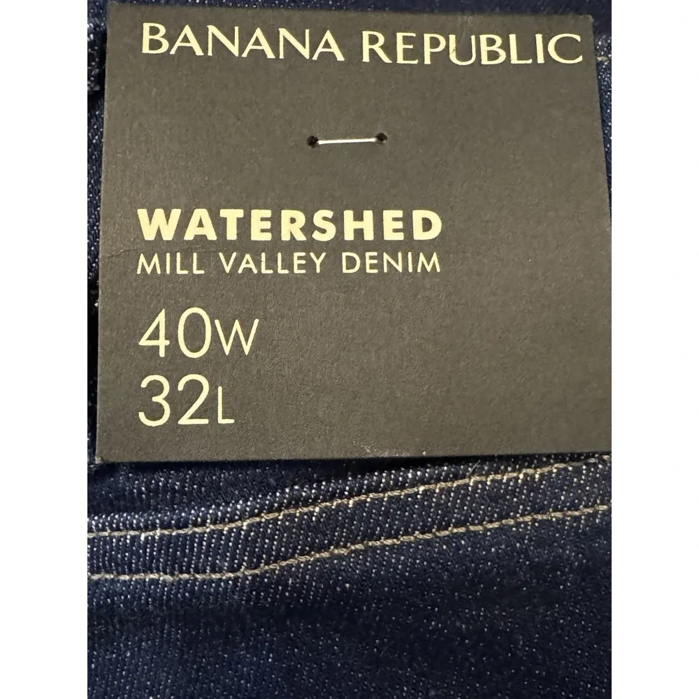 Banana Republic Jeans Men 40x32 Dark Wash Stretch‎ Denim NWT